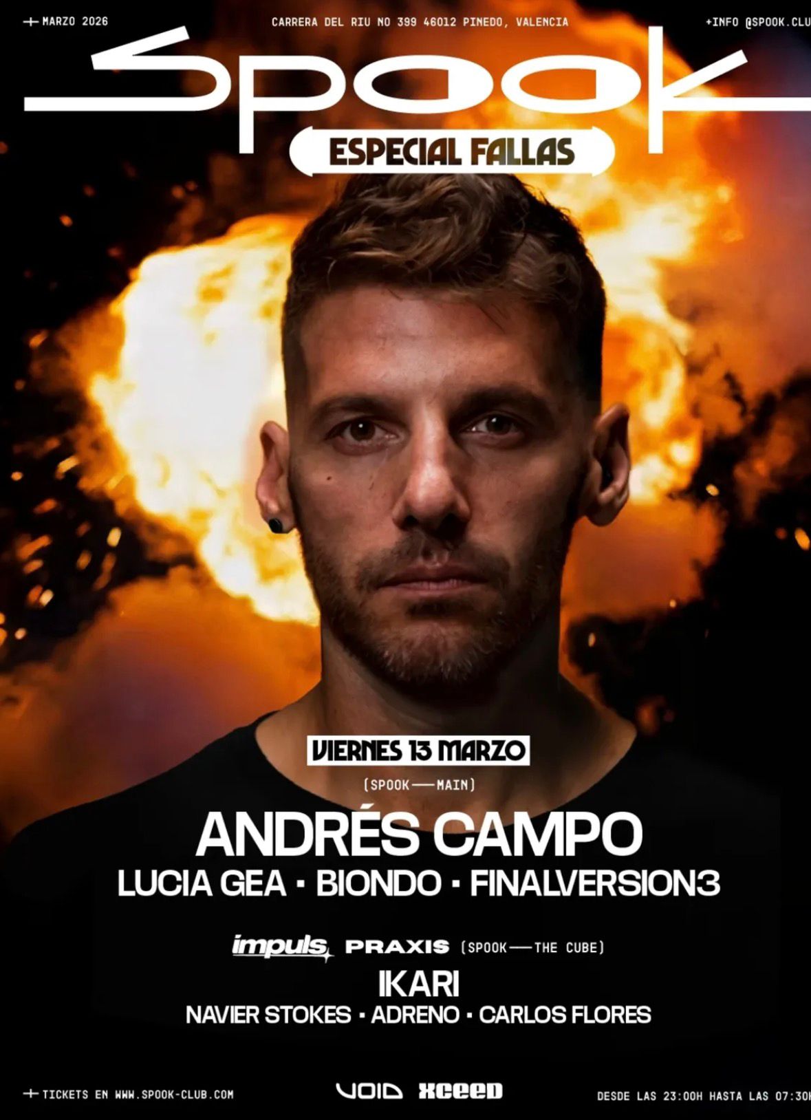 Spook Especial Fallas · evento en Flipala