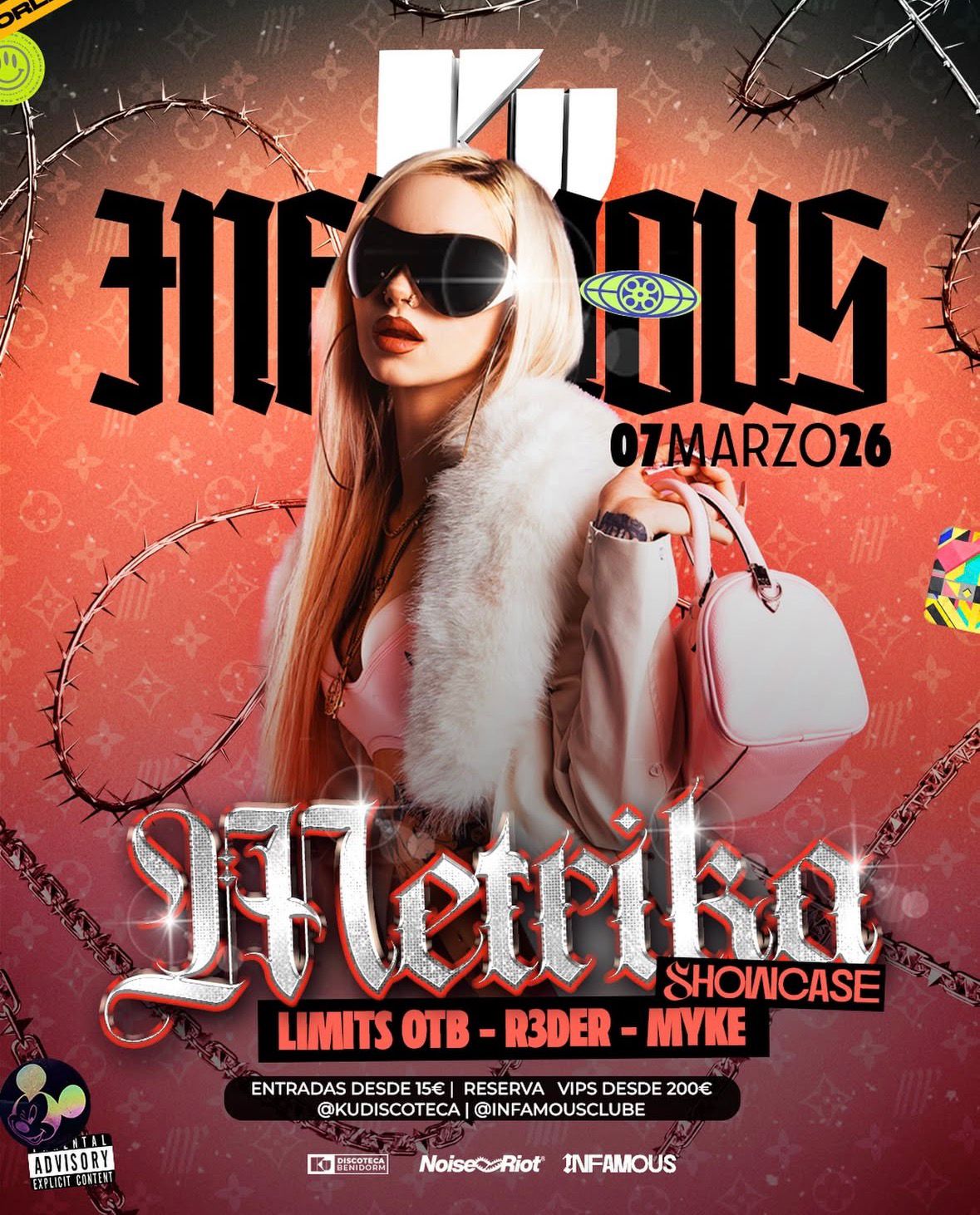 Metrika Showcase KU Discoteca Benidorm  · evento en Flipala
